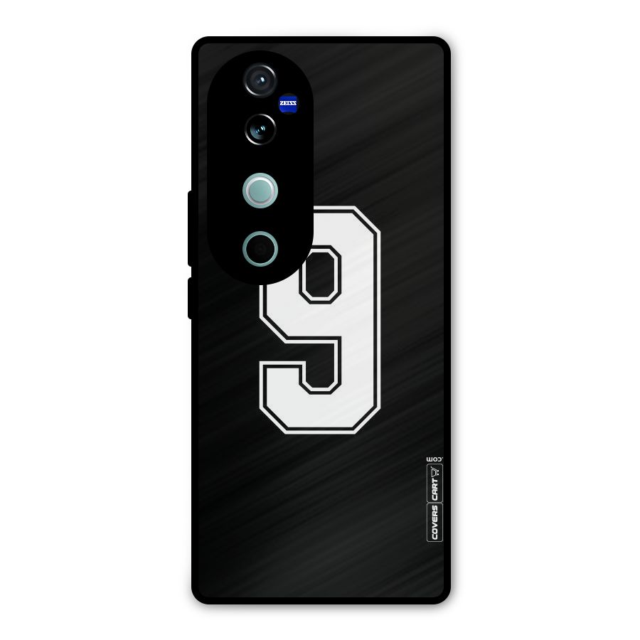 Number 9 Metal Back Case for Vivo V40 Pro