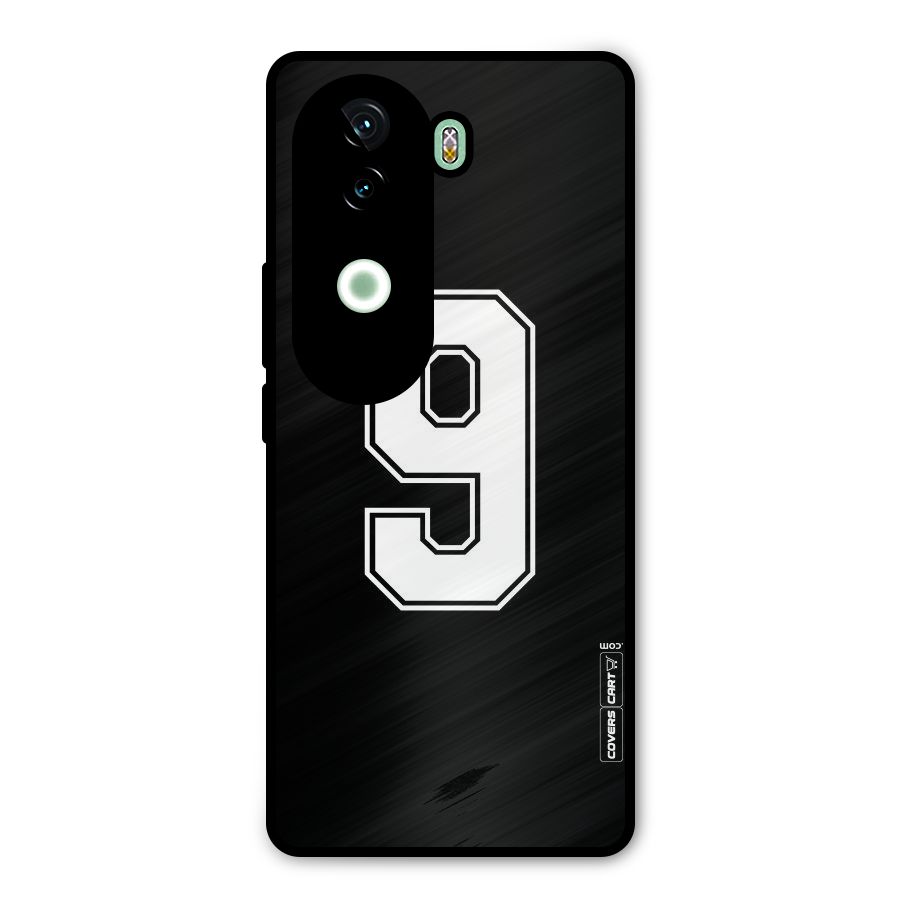 Number 9 Metal Back Case for Vivo V40e