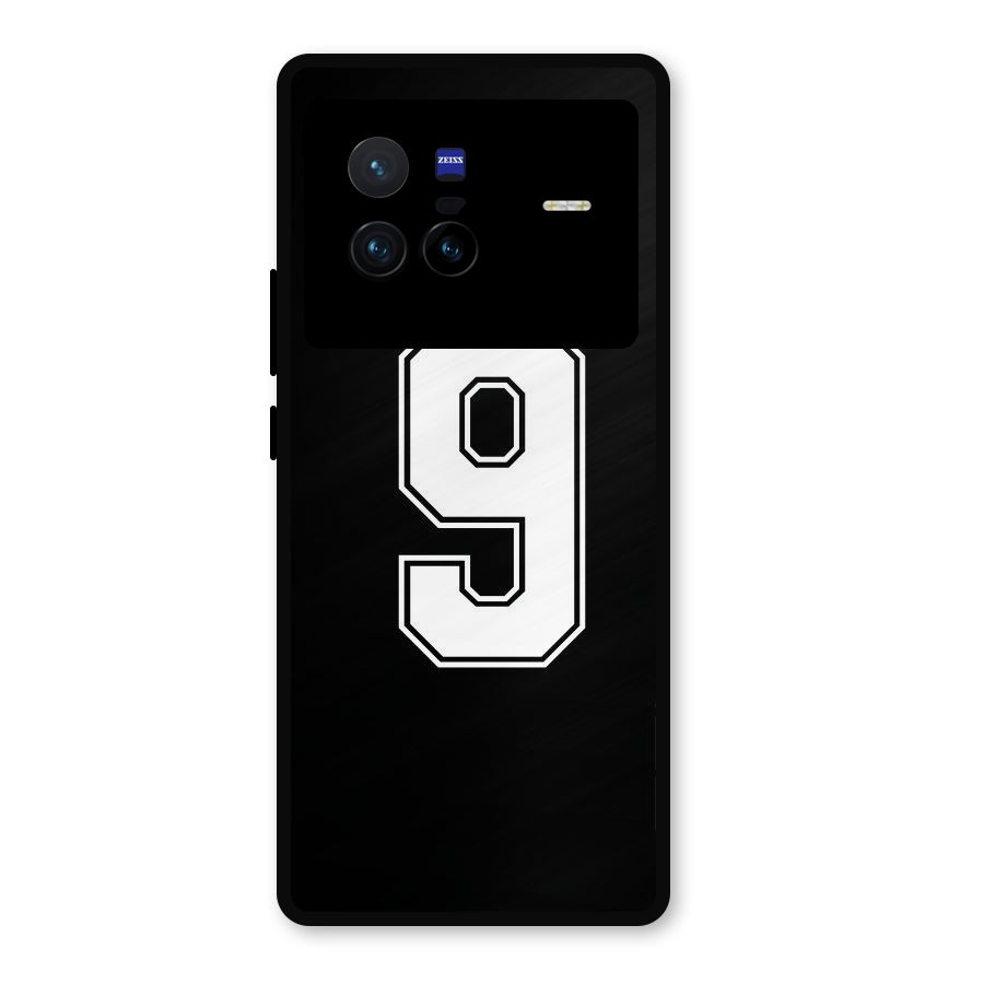 Number 9 Metal Back Case for Vivo X80