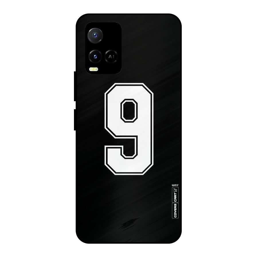 Number 9 Metal Back Case for Vivo Y21