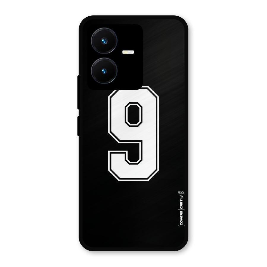 Number 9 Metal Back Case for Vivo Y22