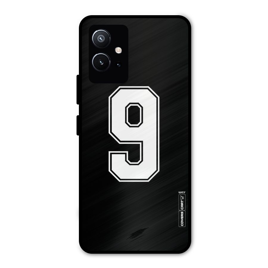Number 9 Metal Back Case for Vivo Y75 5G