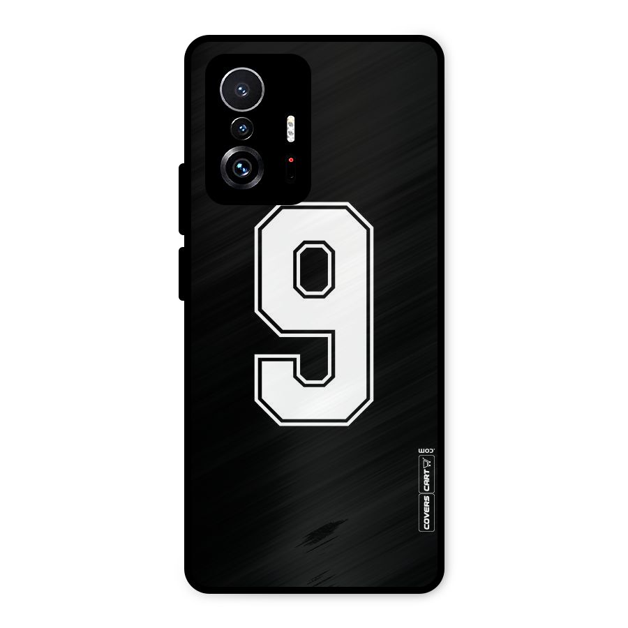 Number 9 Metal Back Case for Xiaomi 11T Pro