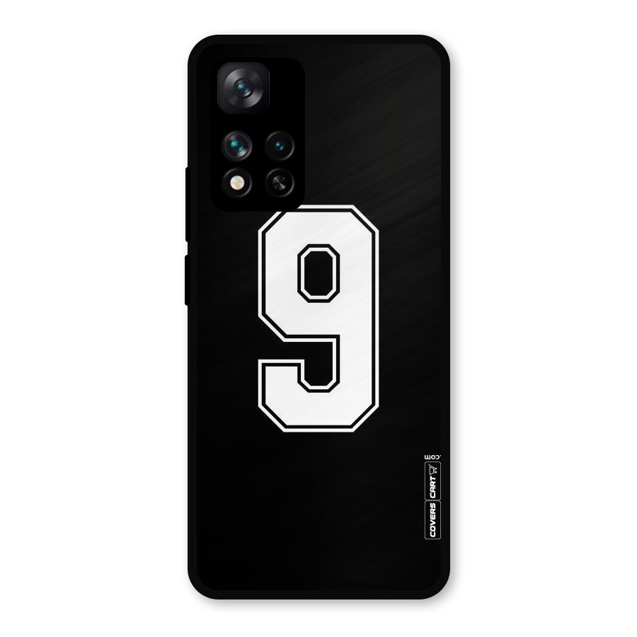 Number 9 Metal Back Case for Xiaomi 11i Hypercharge 5G