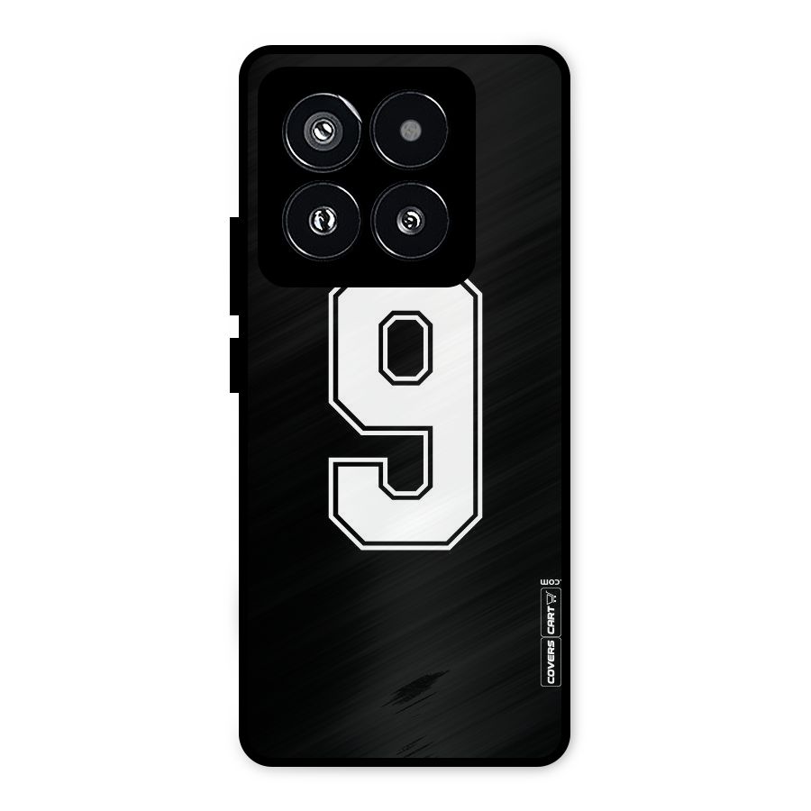 Number 9 Metal Back Case for Xiaomi 14 Pro