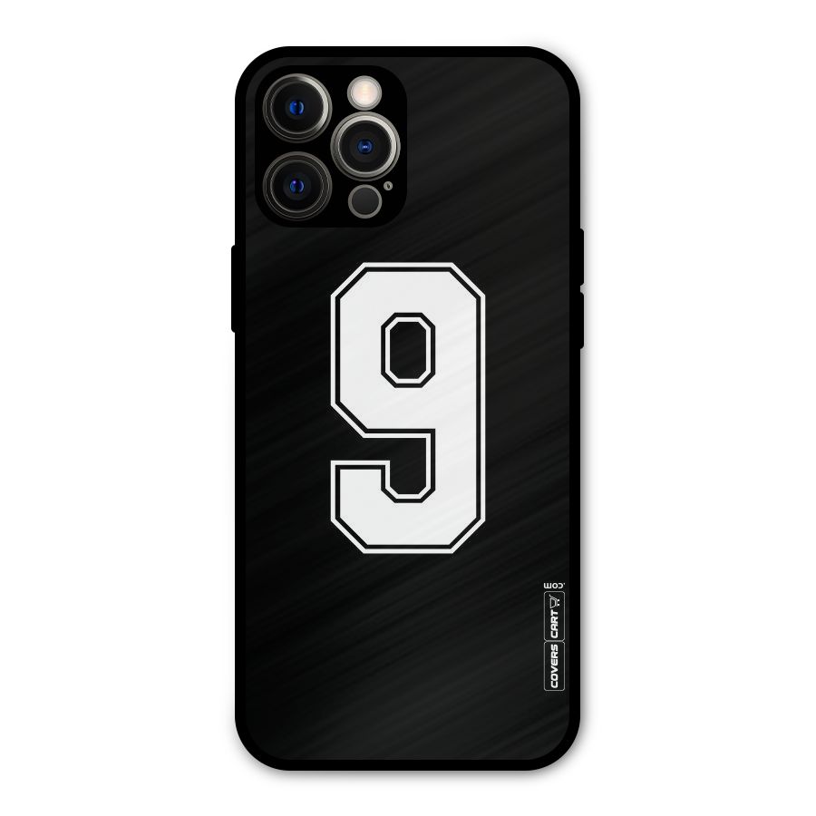 Number 9 Metal Back Case for iPhone 12 Pro Max