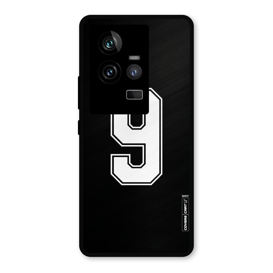 Number 9 Metal Back Case for iQOO 11 5G
