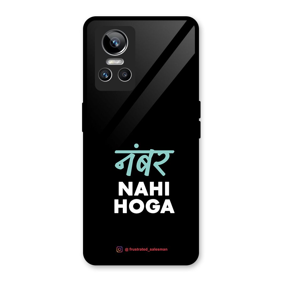 Number Nahi Hoga Black Glass Back Case for Realme GT Neo 3