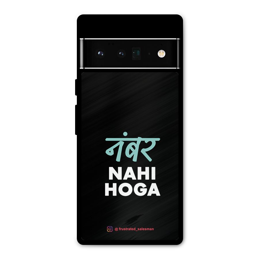 Number Nahi Hoga Black Metal Back Case for Google Pixel 6 Pro