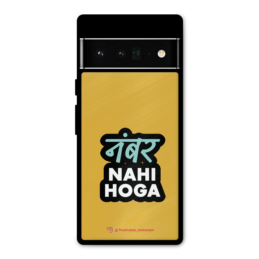 Number Nahi Hoga Mustard Yellow Metal Back Case for Google Pixel 6 Pro
