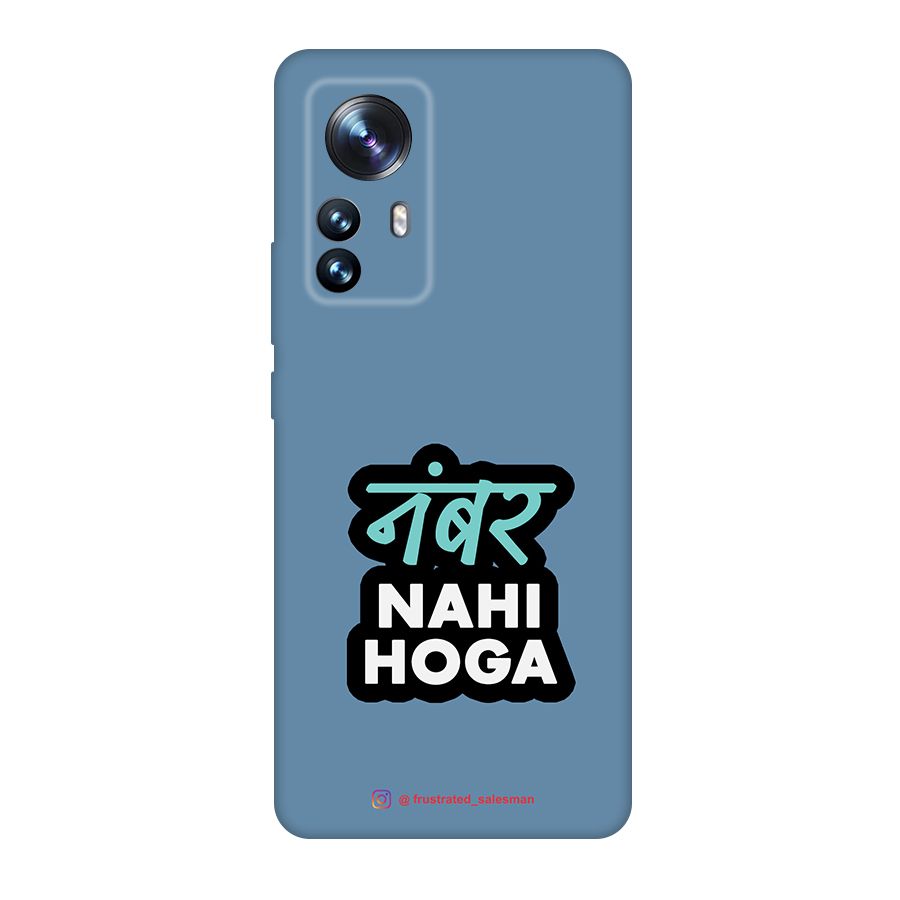 Number Nahi Hoga SteelBlue Original Polycarbonate Back Case for Xiaomi 12 Pro