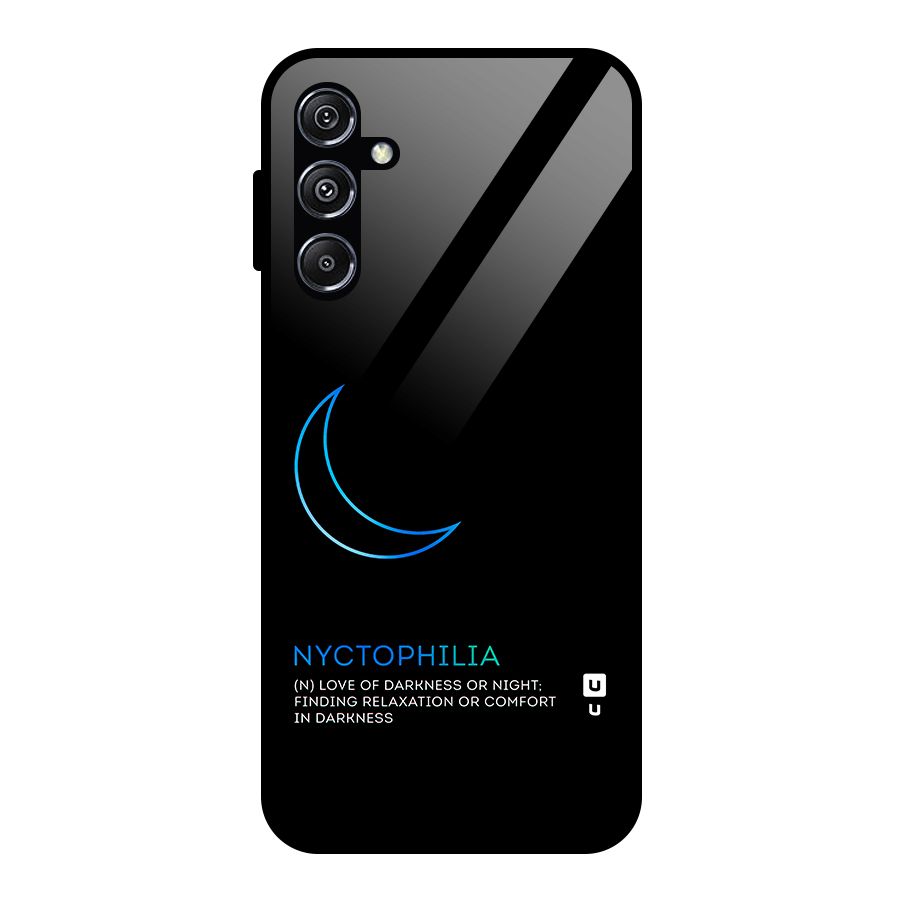 Nyctophilia Love of Darkness Glass Back Case for Galaxy M34 5G