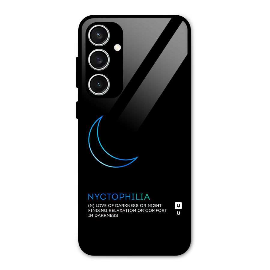Nyctophilia Love of Darkness Glass Back Case for Galaxy S23 FE