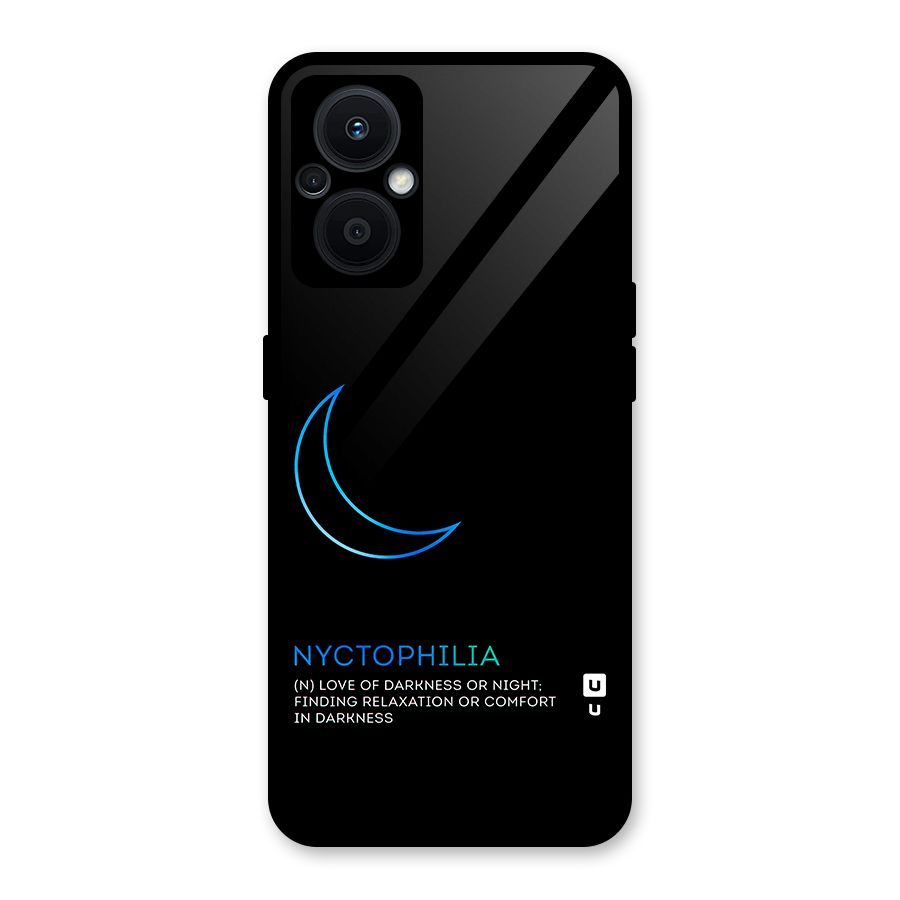 Nyctophilia Love of Darkness Glass Back Case for Oppo F21s Pro 5G