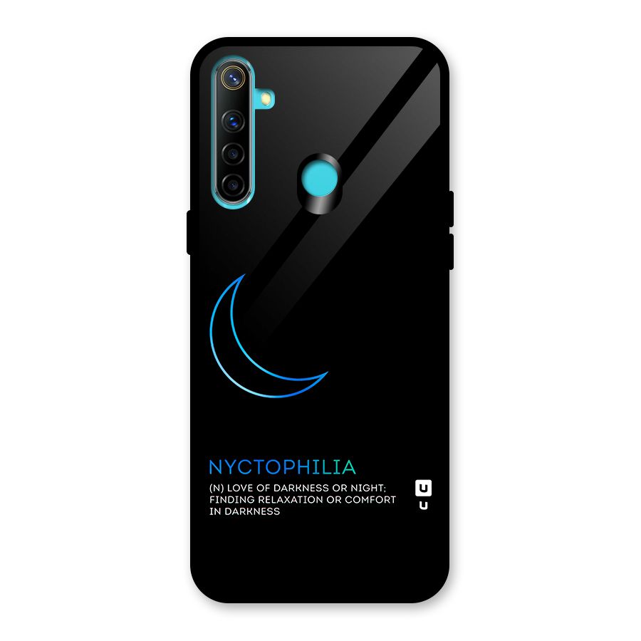 Nyctophilia Love of Darkness Glass Back Case for Realme 5i