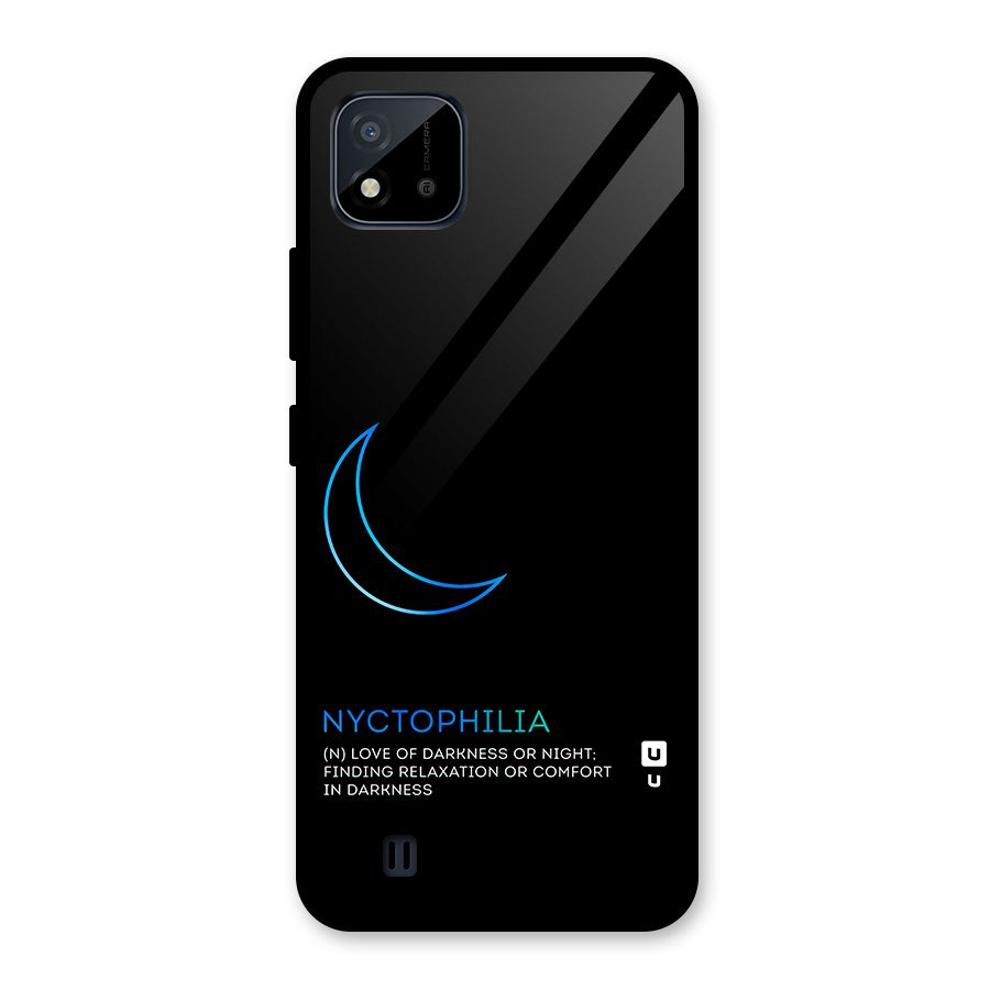 Nyctophilia Love of Darkness Glass Back Case for Realme C11 2021