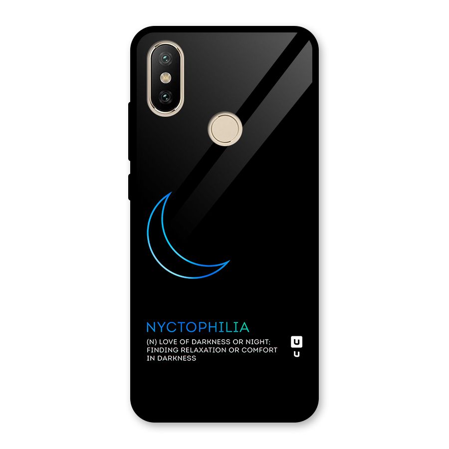 Nyctophilia Love of Darkness Glass Back Case for Redmi A2