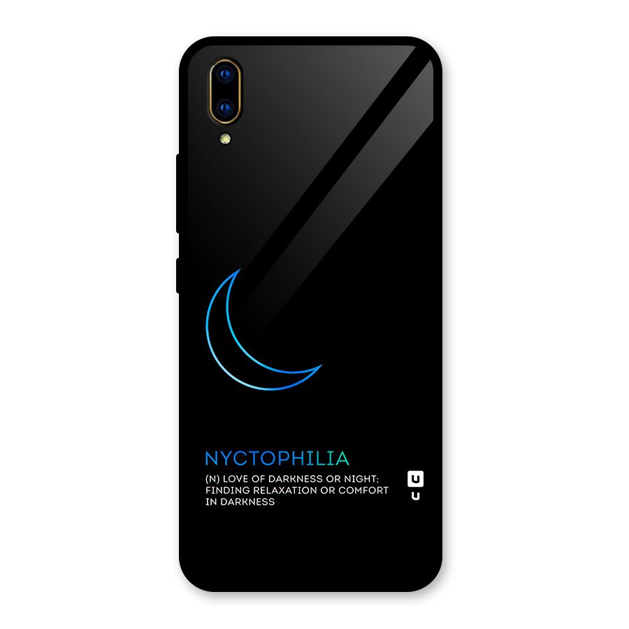 Nyctophilia Love of Darkness Glass Back Case for Vivo V11 Pro