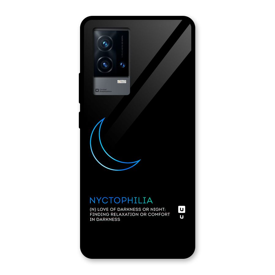 Nyctophilia Love of Darkness Glass Back Case for iQOO 9 5G