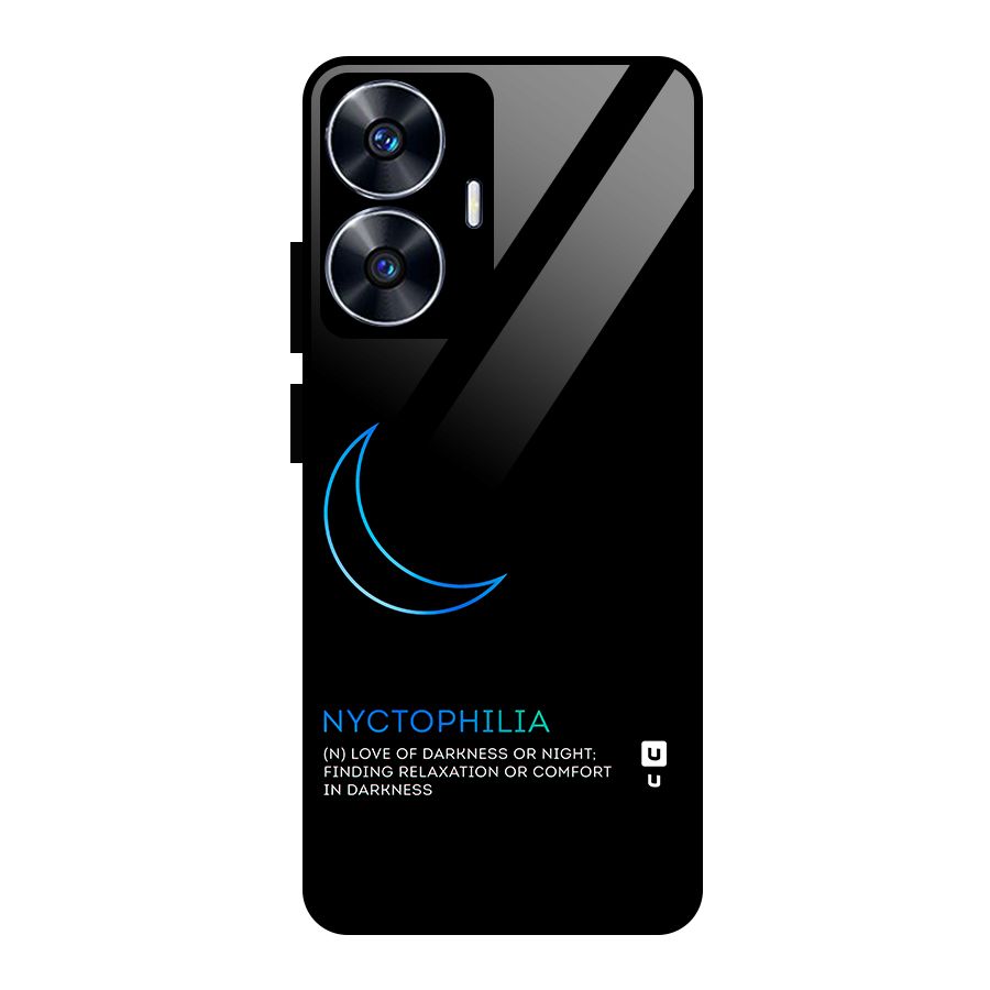 Nyctophilia Love of Darkness Glass Back Case for realme C55