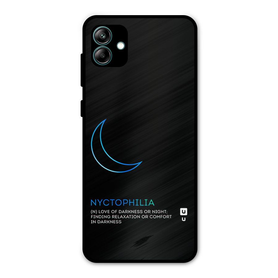 Nyctophilia Love of Darkness Metal Back Case for Galaxy A04
