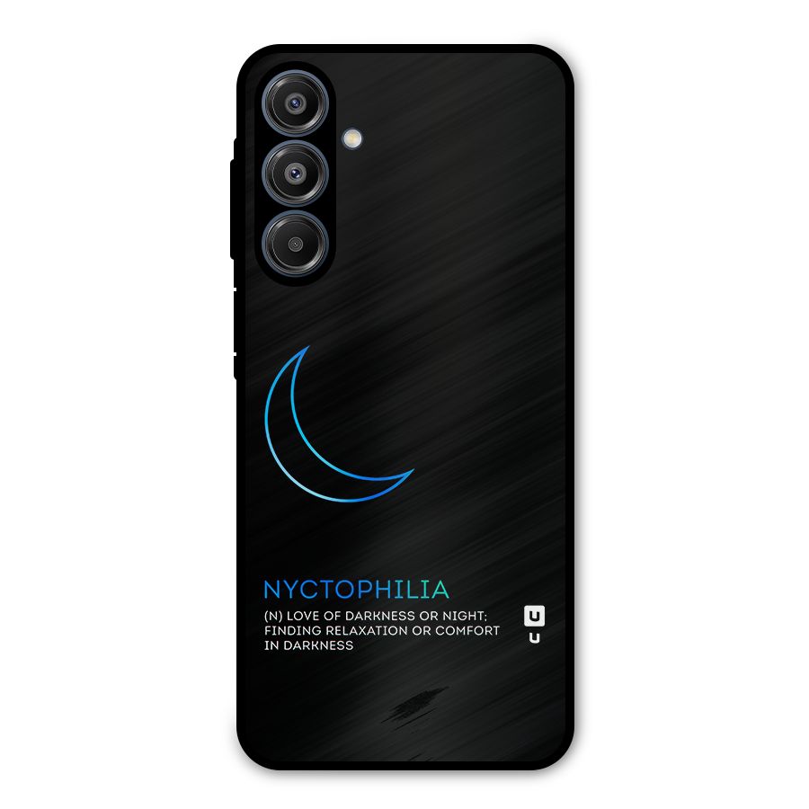 Nyctophilia Love of Darkness Metal Back Case for Galaxy A16 5G