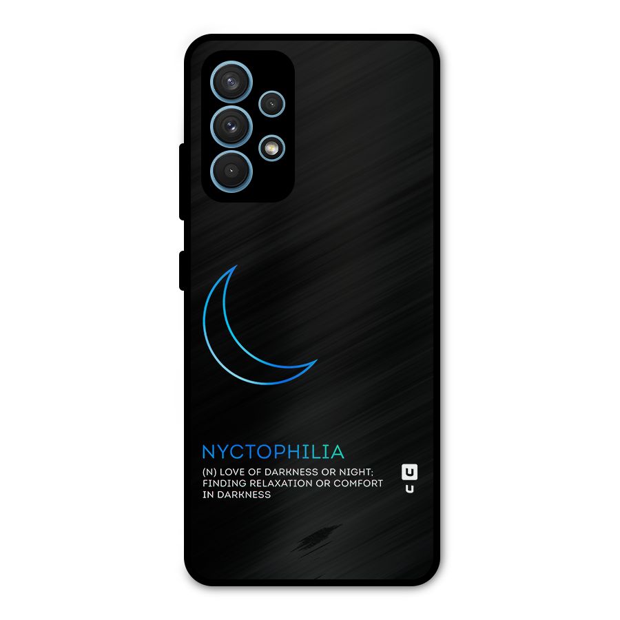 Nyctophilia Love of Darkness Metal Back Case for Galaxy A32