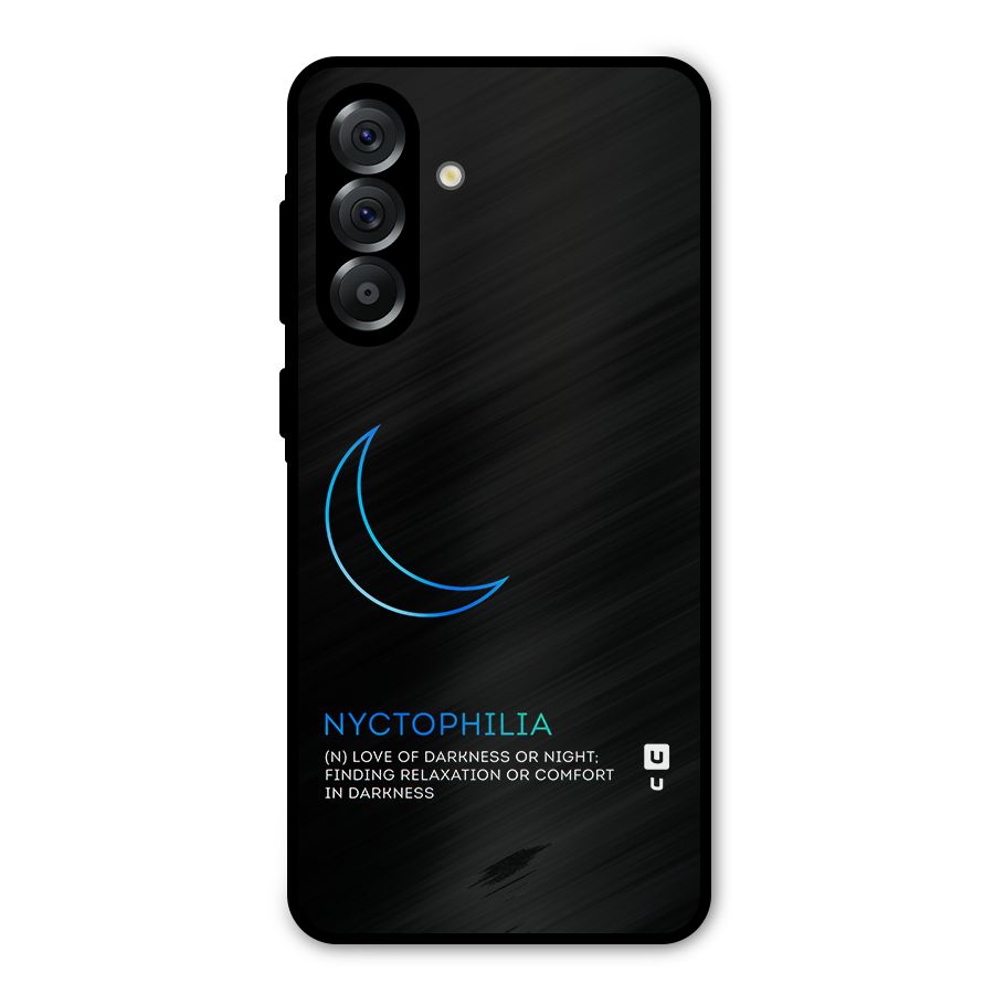 Nyctophilia Love of Darkness Metal Back Case for Galaxy A36
