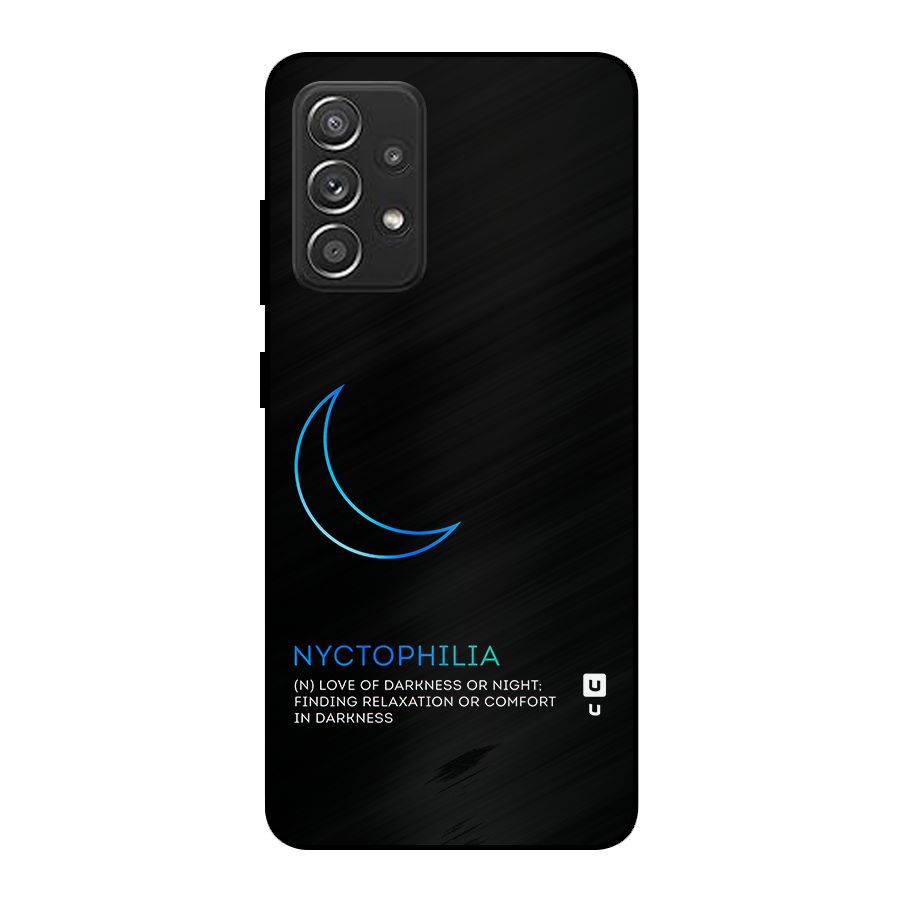 Nyctophilia Love of Darkness Metal Back Case for Galaxy A52s 5G