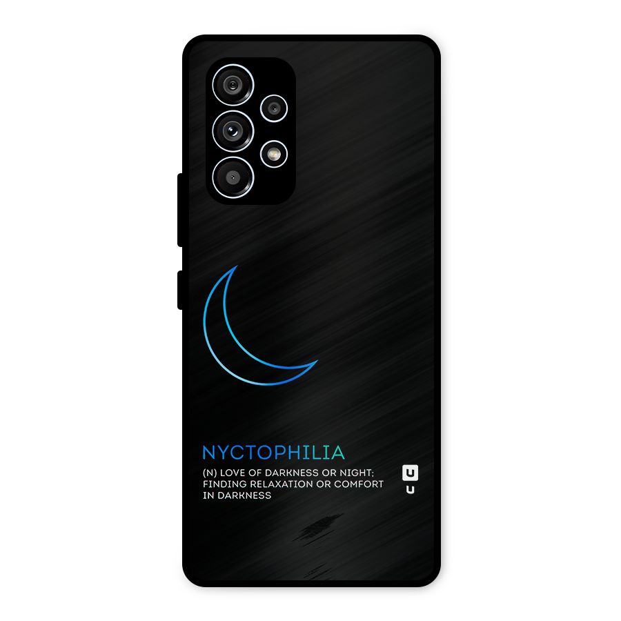 Nyctophilia Love of Darkness Metal Back Case for Galaxy A53 5G