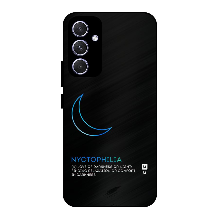 Nyctophilia Love of Darkness Metal Back Case for Galaxy A54