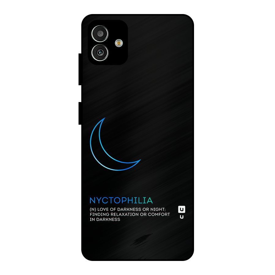 Nyctophilia Love of Darkness Metal Back Case for Galaxy M13 5G