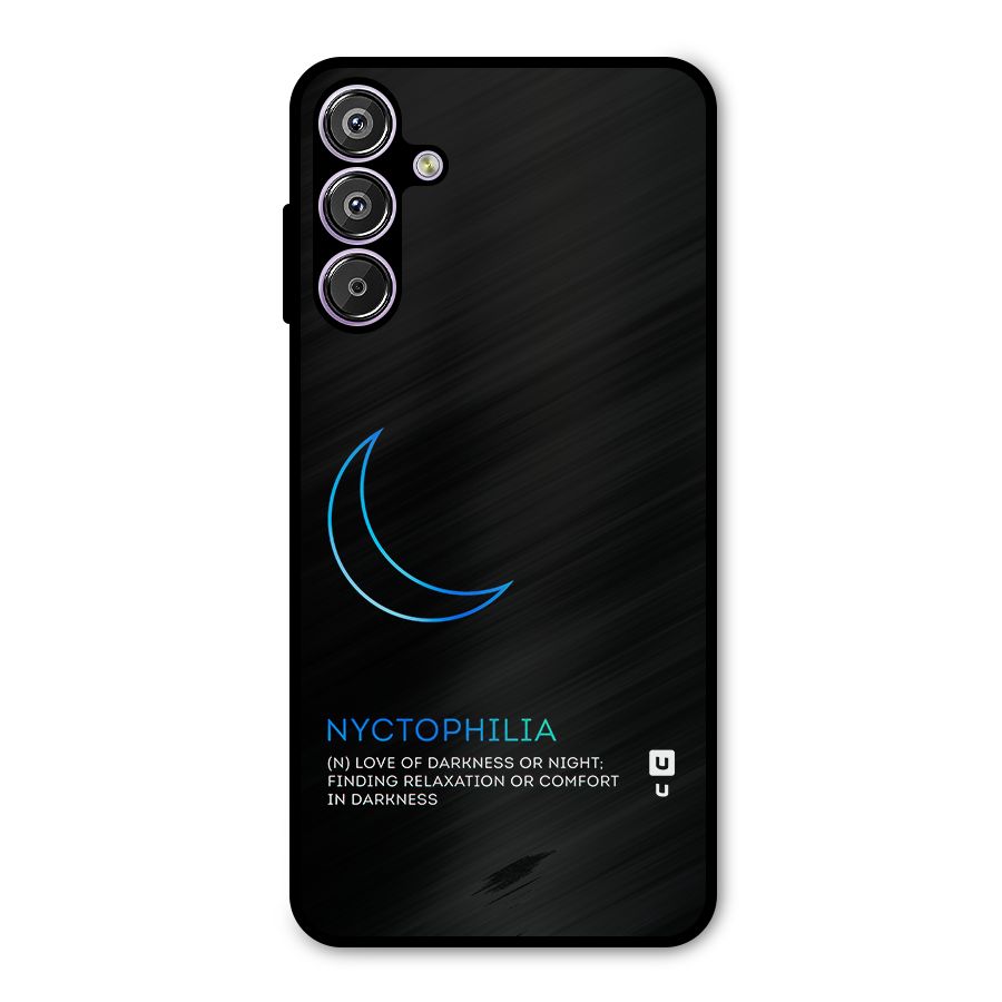 Nyctophilia Love of Darkness Metal Back Case for Galaxy M15