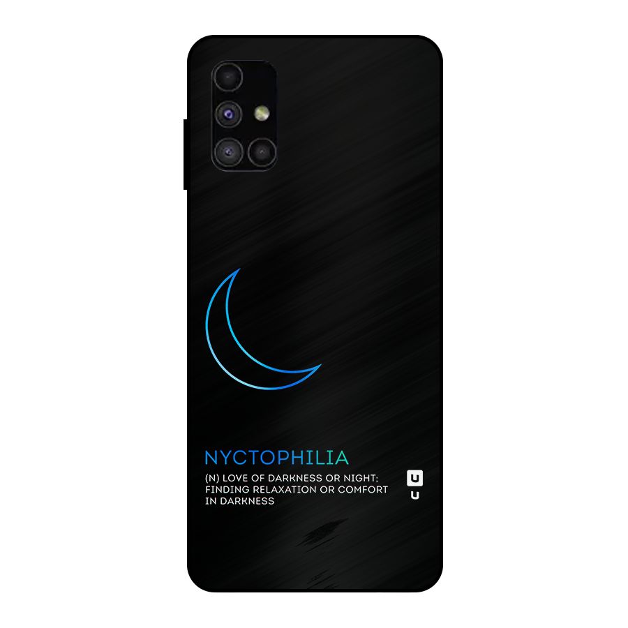 Nyctophilia Love of Darkness Metal Back Case for Galaxy M51