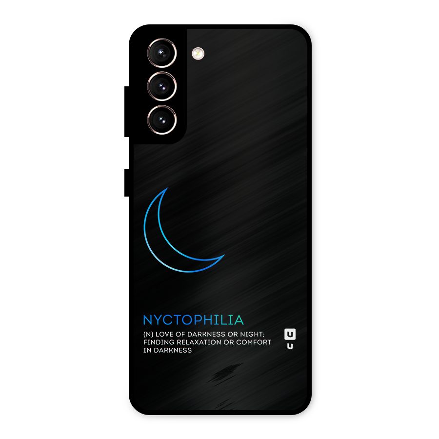 Nyctophilia Love of Darkness Metal Back Case for Galaxy S21 5G