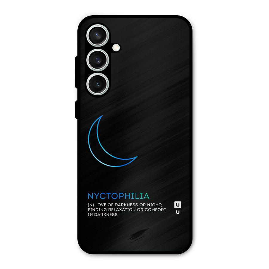 Nyctophilia Love of Darkness Metal Back Case for Galaxy S23 FE
