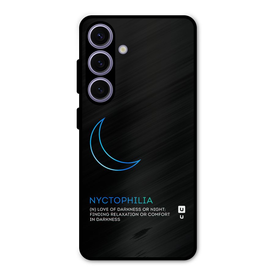 Nyctophilia Love of Darkness Metal Back Case for Galaxy S24