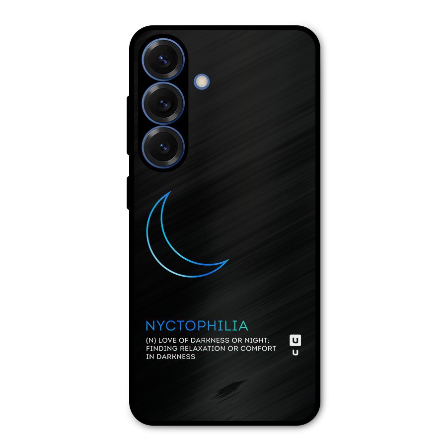 Nyctophilia Love of Darkness Metal Back Case for Galaxy S25