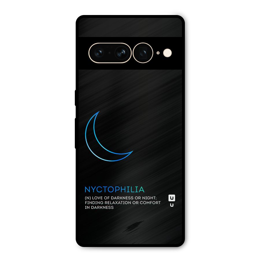 Nyctophilia Love of Darkness Metal Back Case for Google Pixel 7 Pro