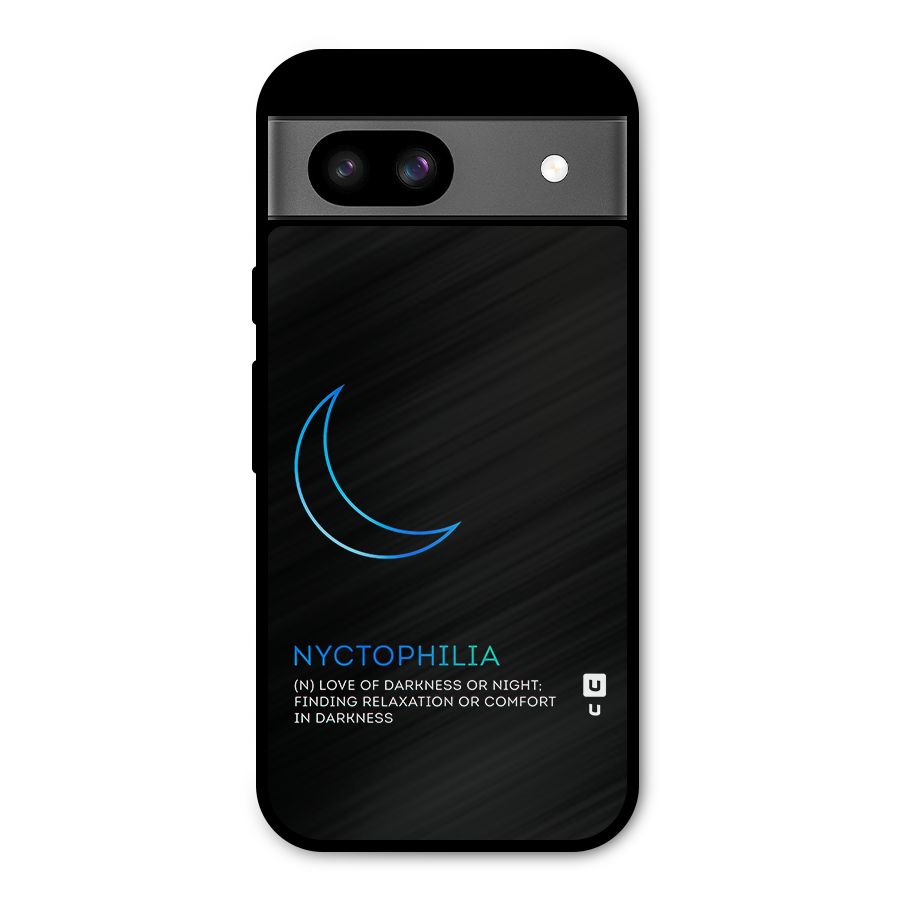 Nyctophilia Love of Darkness Metal Back Case for Google Pixel 8a