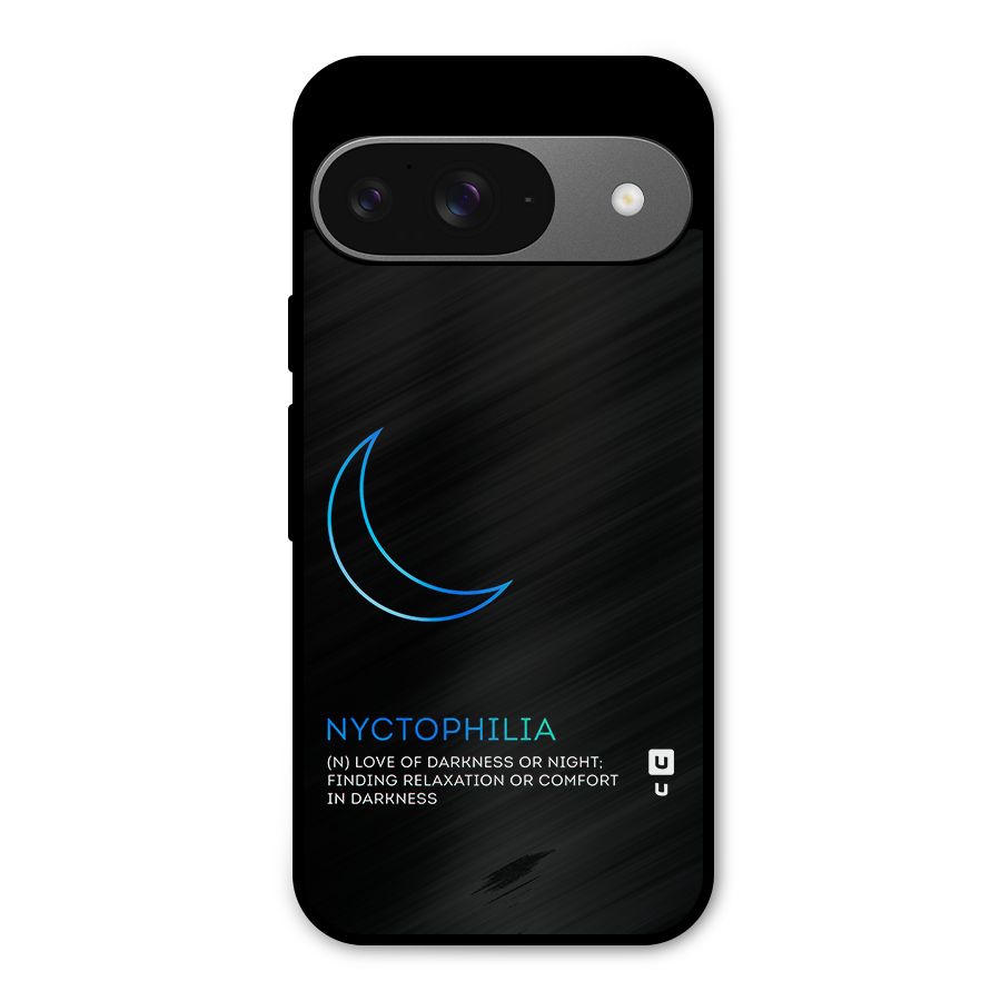 Nyctophilia Love of Darkness Metal Back Case for Google Pixel 9