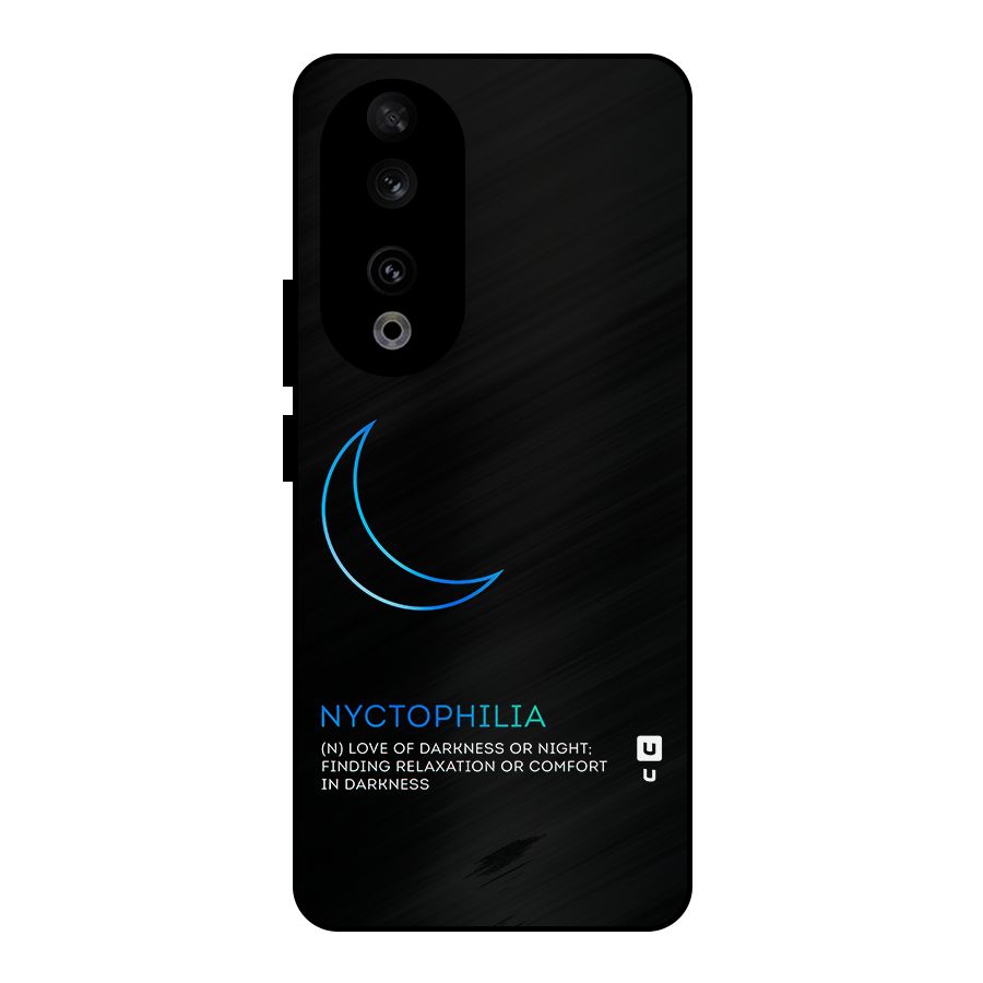 Nyctophilia Love of Darkness Metal Back Case for Honor 90