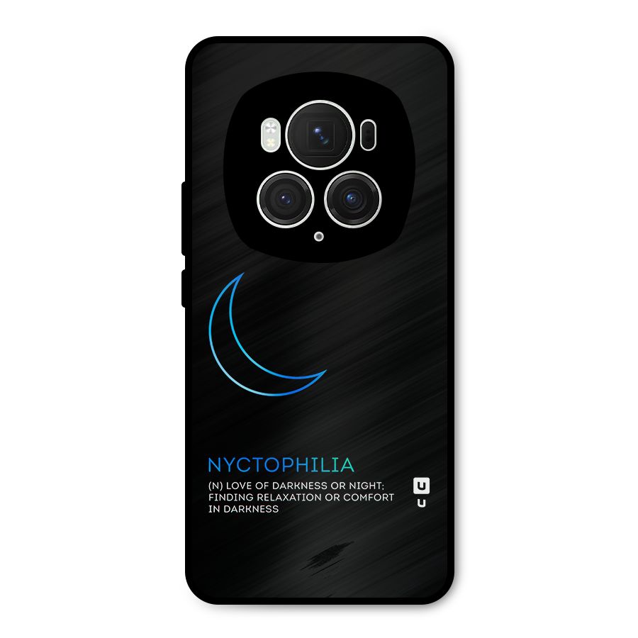 Nyctophilia Love of Darkness Metal Back Case for Honor Magic6 Pro