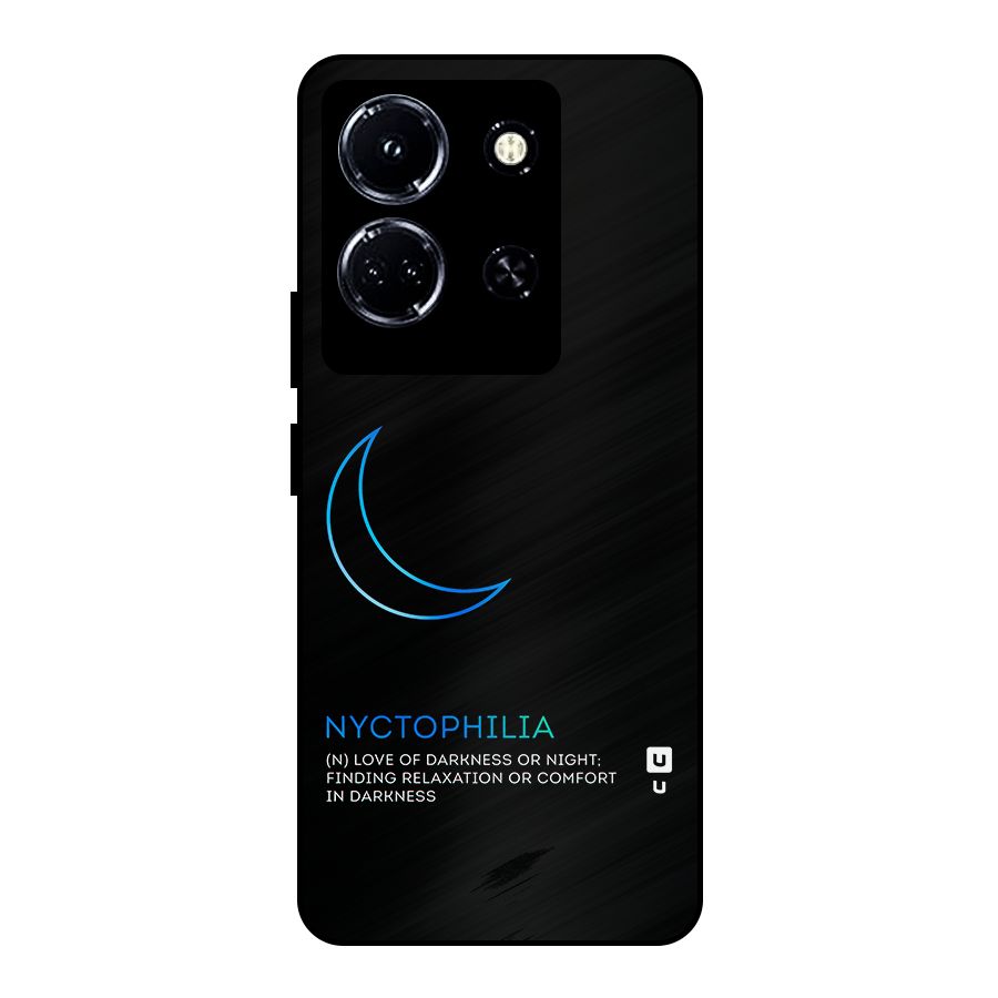 Nyctophilia Love of Darkness Metal Back Case for Infinix Note 30 5G