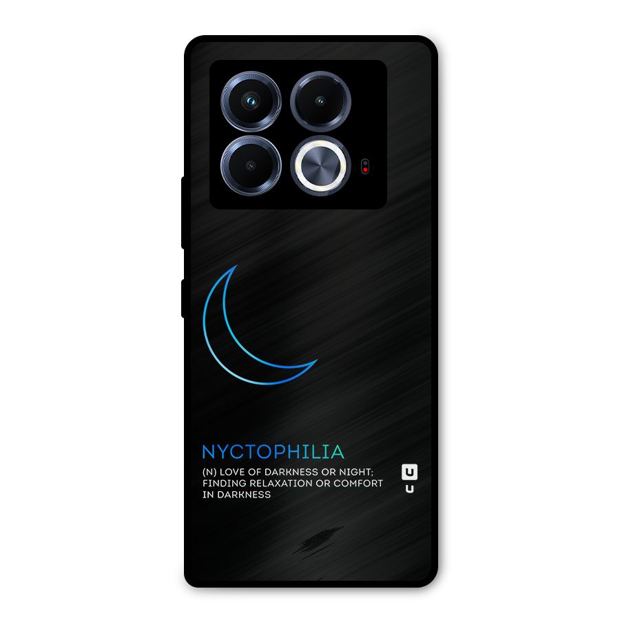 Nyctophilia Love of Darkness Metal Back Case for Infinix Note 40 5G