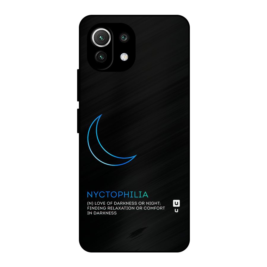 Nyctophilia Love of Darkness Metal Back Case for Mi 11 Lite NE 5G