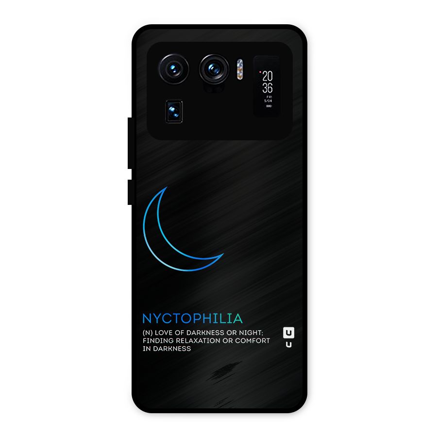 Nyctophilia Love of Darkness Metal Back Case for Mi 11 Ultra