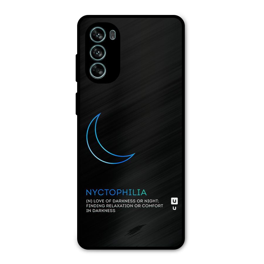 Nyctophilia Love of Darkness Metal Back Case for Moto G62