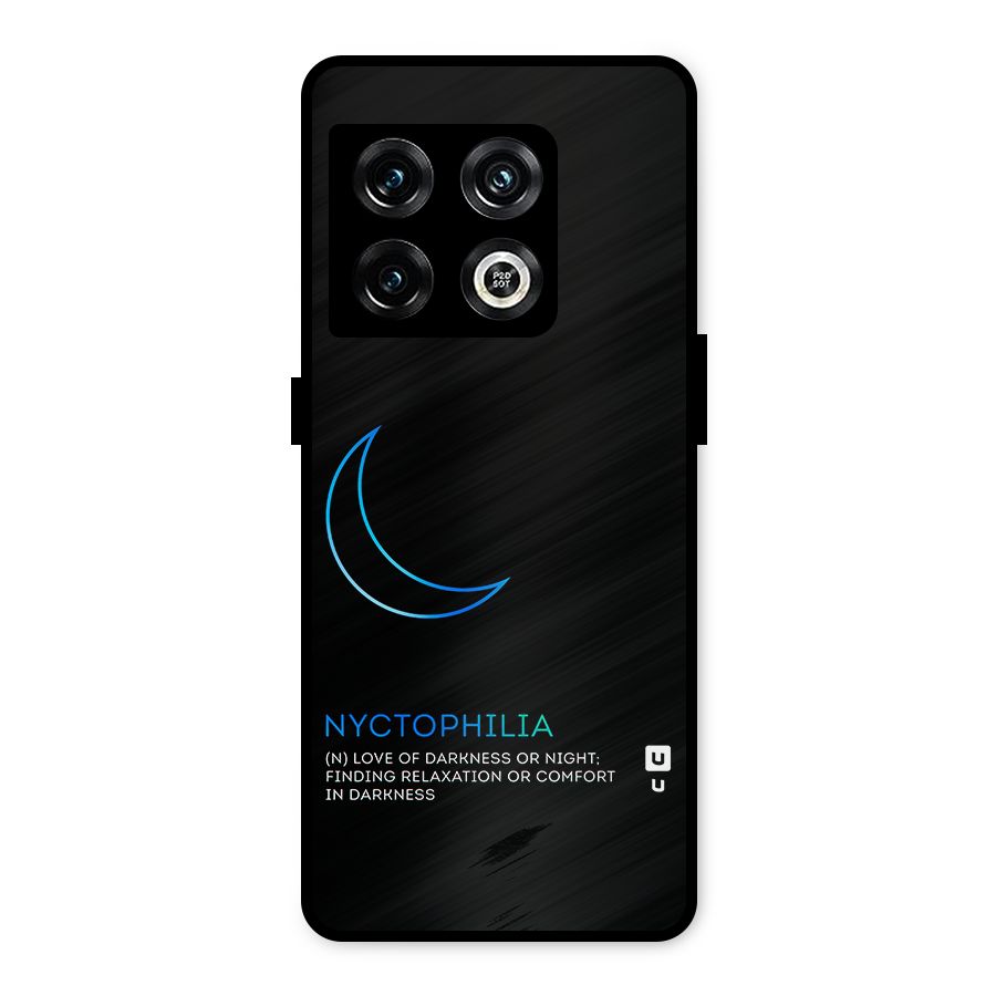 Nyctophilia Love of Darkness Metal Back Case for OnePlus 10 Pro 5G