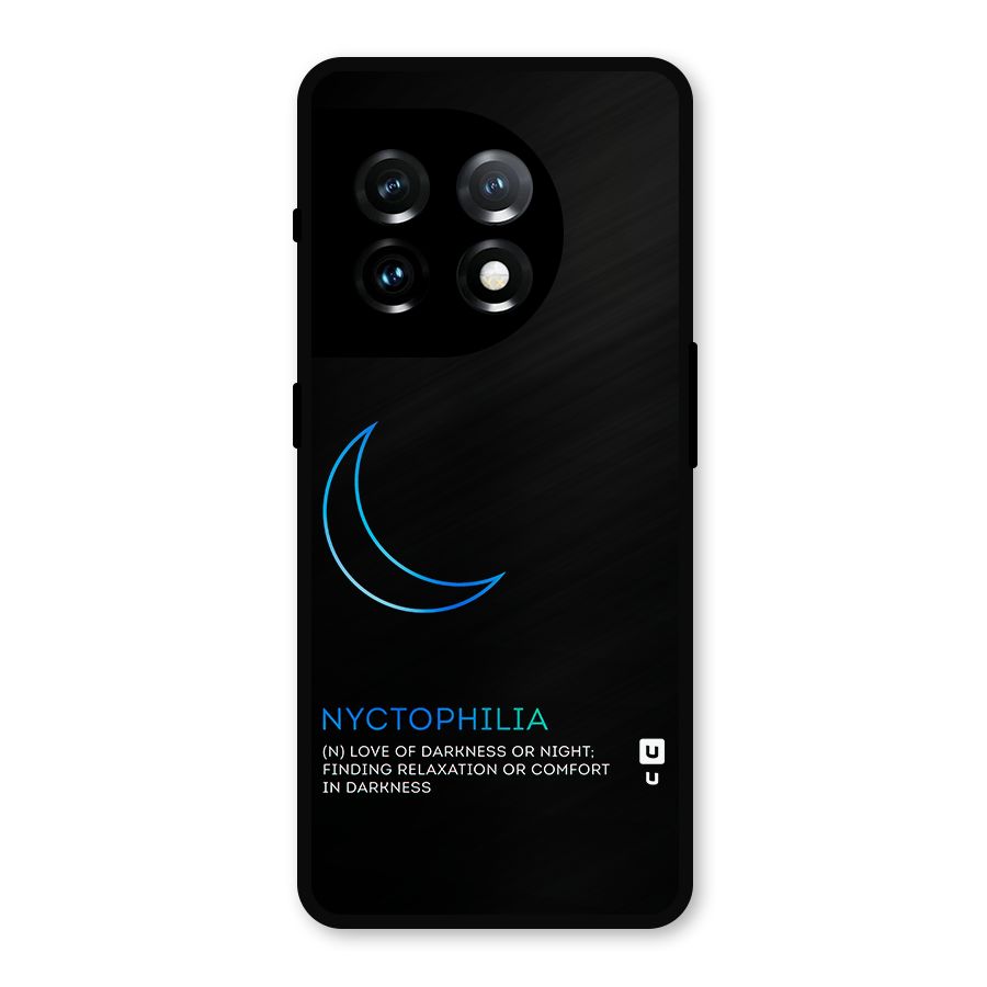Nyctophilia Love of Darkness Metal Back Case for OnePlus 11